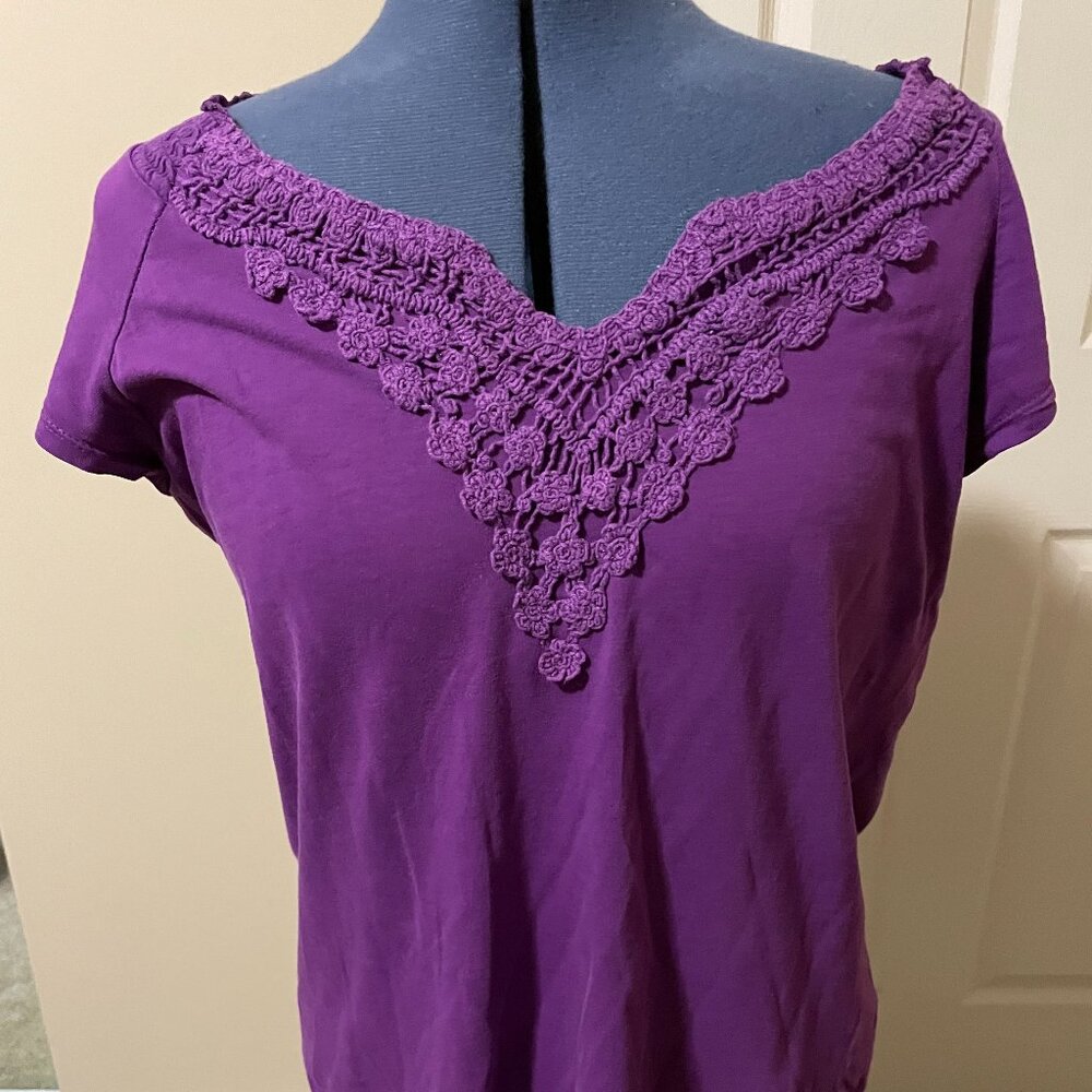 George | Purple Tunic Top